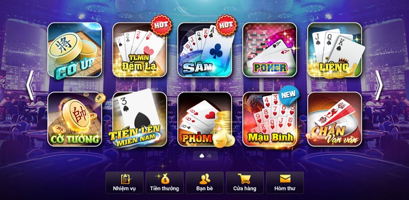 những game bài đổi thưởng hot nhất tại CMD368 trên thị trường Việt Nam